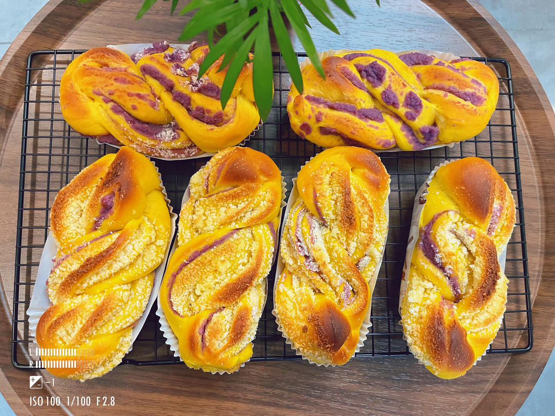 南瓜椰蓉手撕小甜包