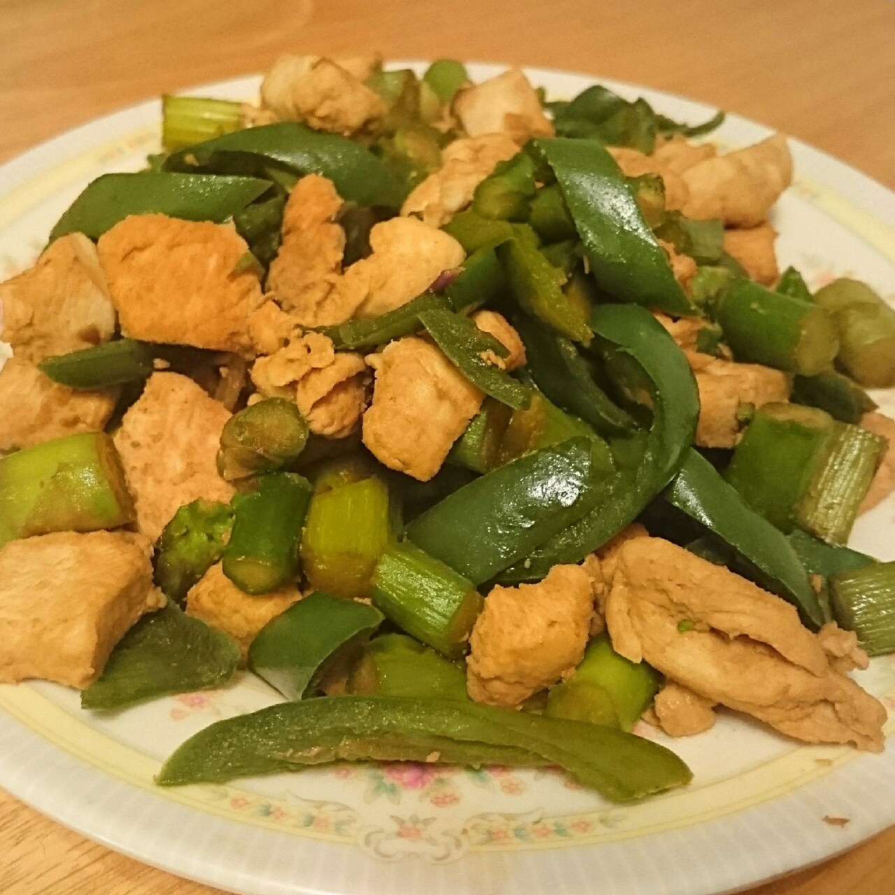 青椒炒鸡胸