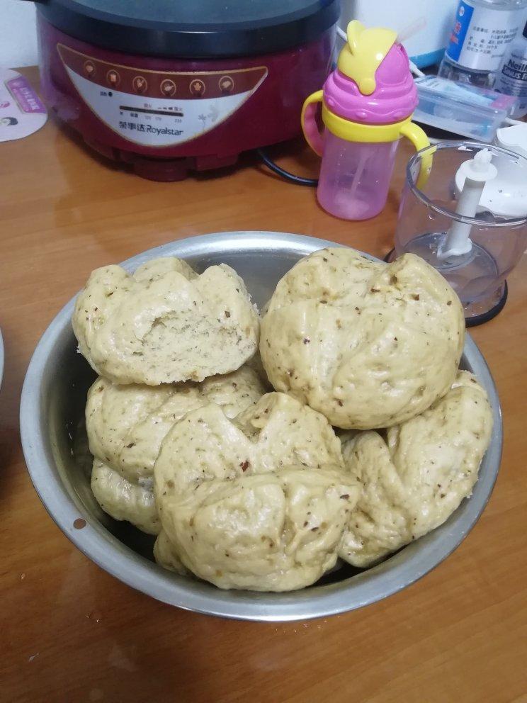 一次发酵红枣开花馒头