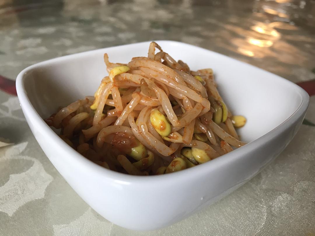 凉拌黄豆芽的做法