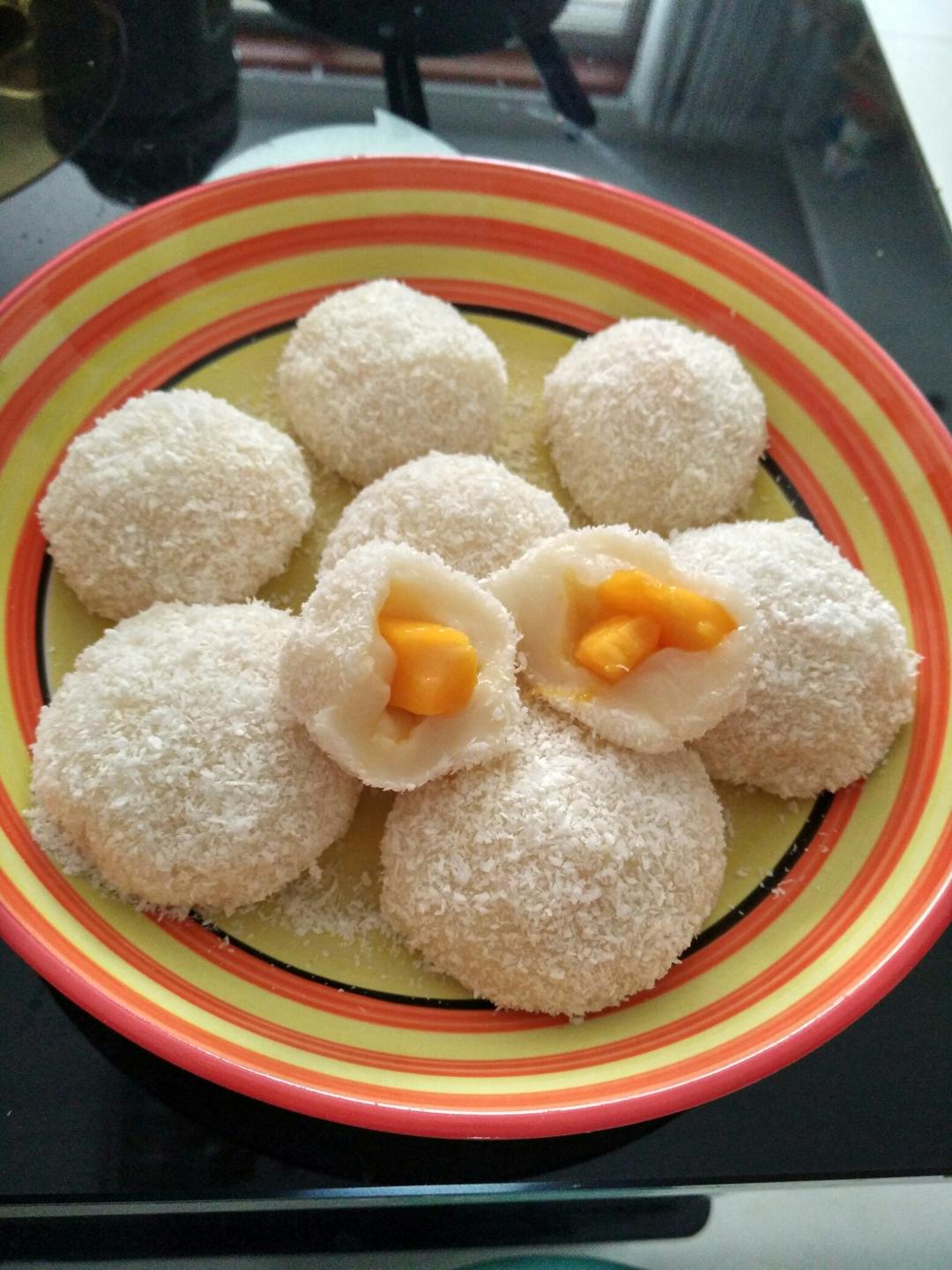 芒果糯米糍｜美食台
