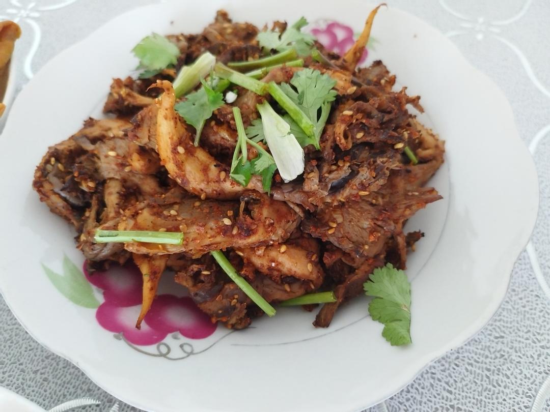 下饭孜然秀珍菇(小平蘑)