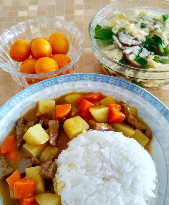 土豆牛肉咖喱饭