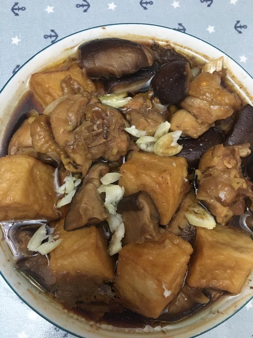 香菇蒸鸡腿
