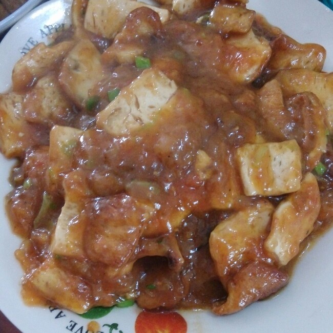 番茄脆皮豆腐