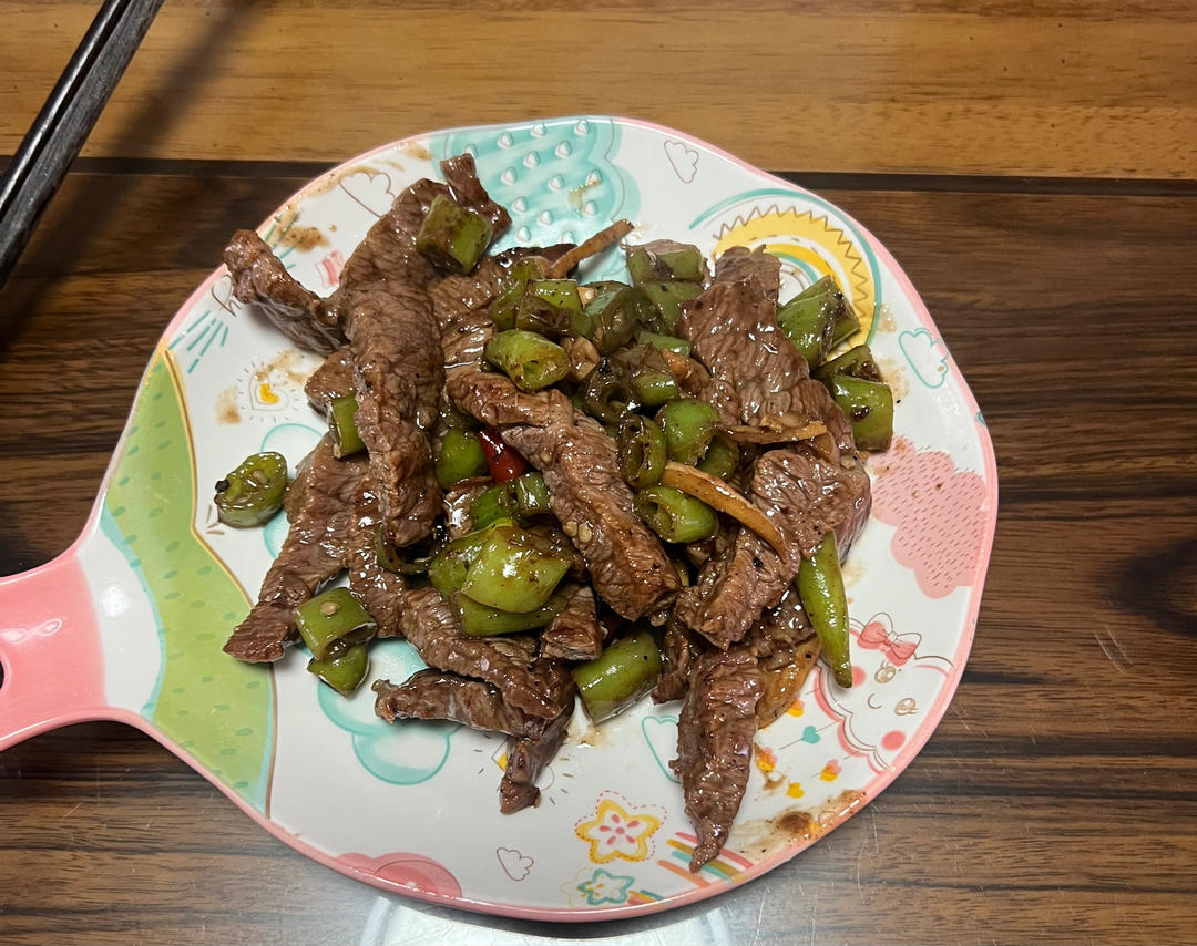 小炒黄牛肉