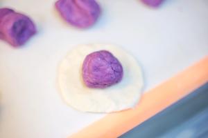 紫薯开花馒头的做法 步骤8