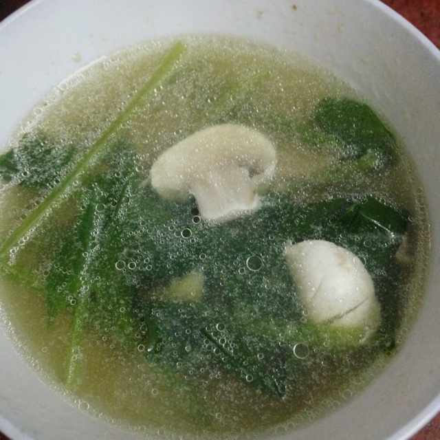 杏鲍菇猪肝汤