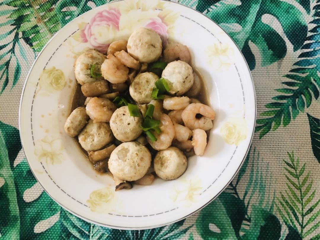 蒜蓉蘑菇虾仁