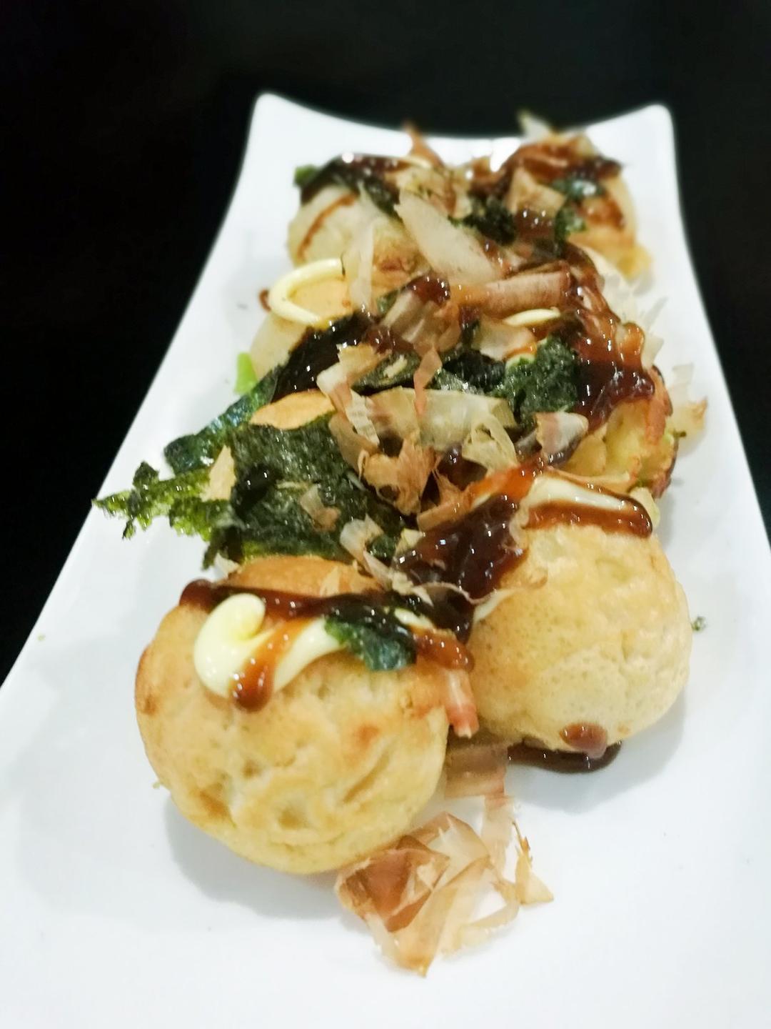 章鱼烧(章鱼小丸子)--简易版&升级版