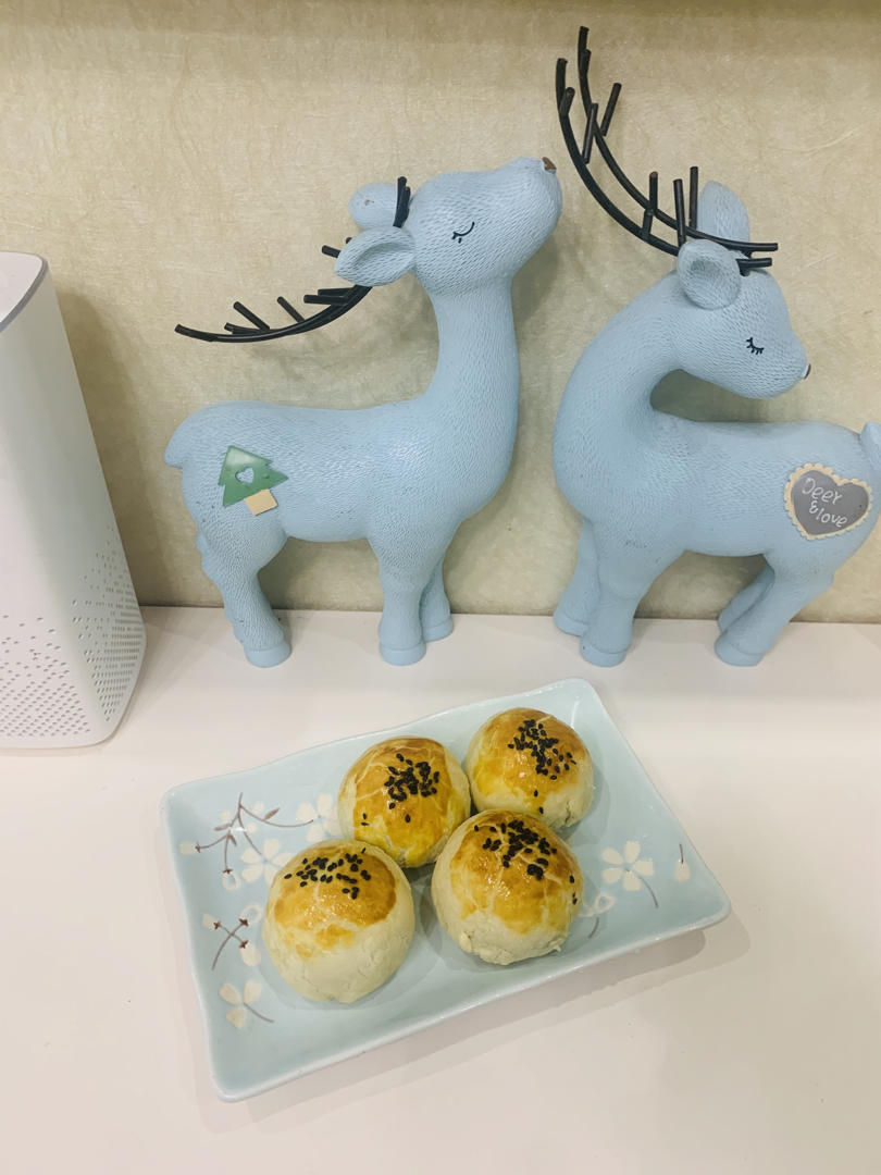 满满馅 中式少女酥胸【紫薯蛋黄酥】加入麻薯馅