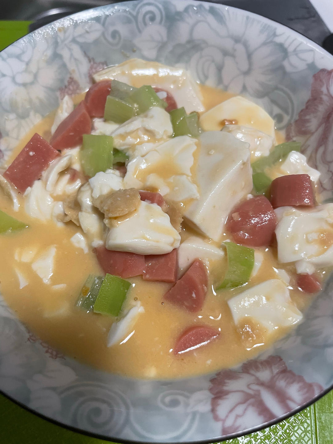 老丁的私房菜-蟹黄豆腐