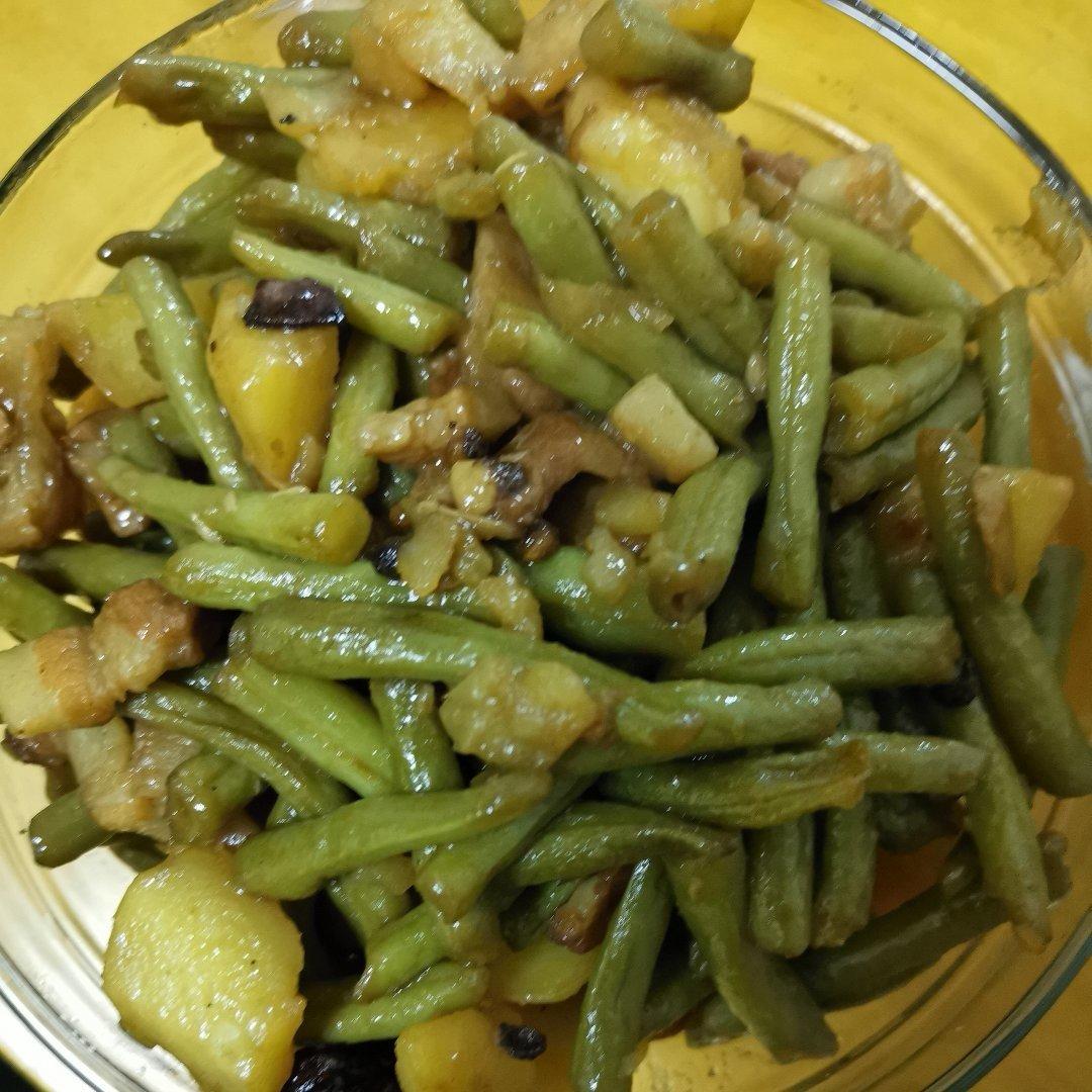 土豆炖豆角