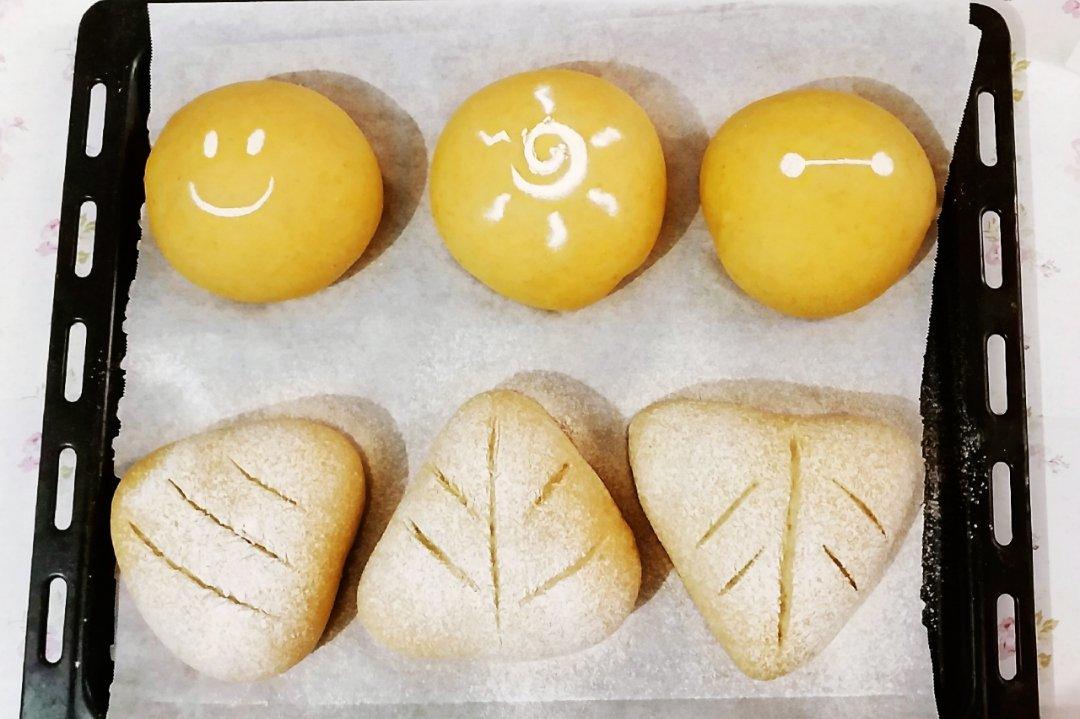 抹茶红豆麻糬软欧面包