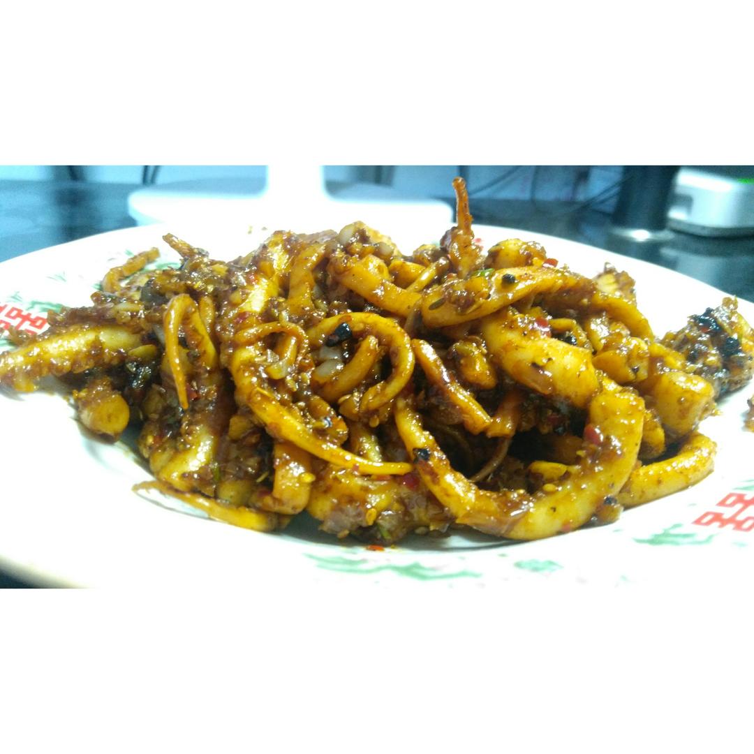 平底锅版铁板鱿鱼