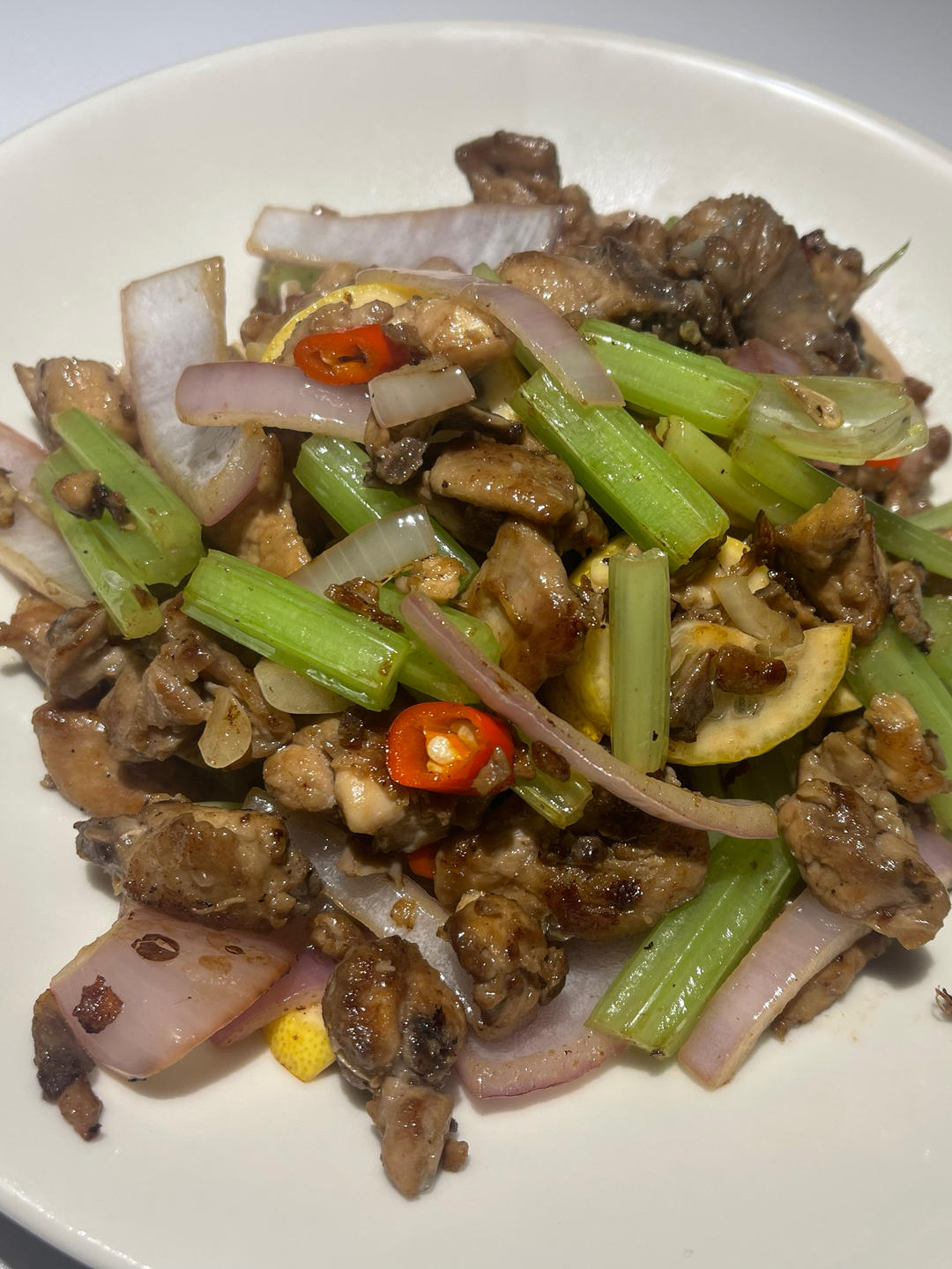 柠檬干煎鸡