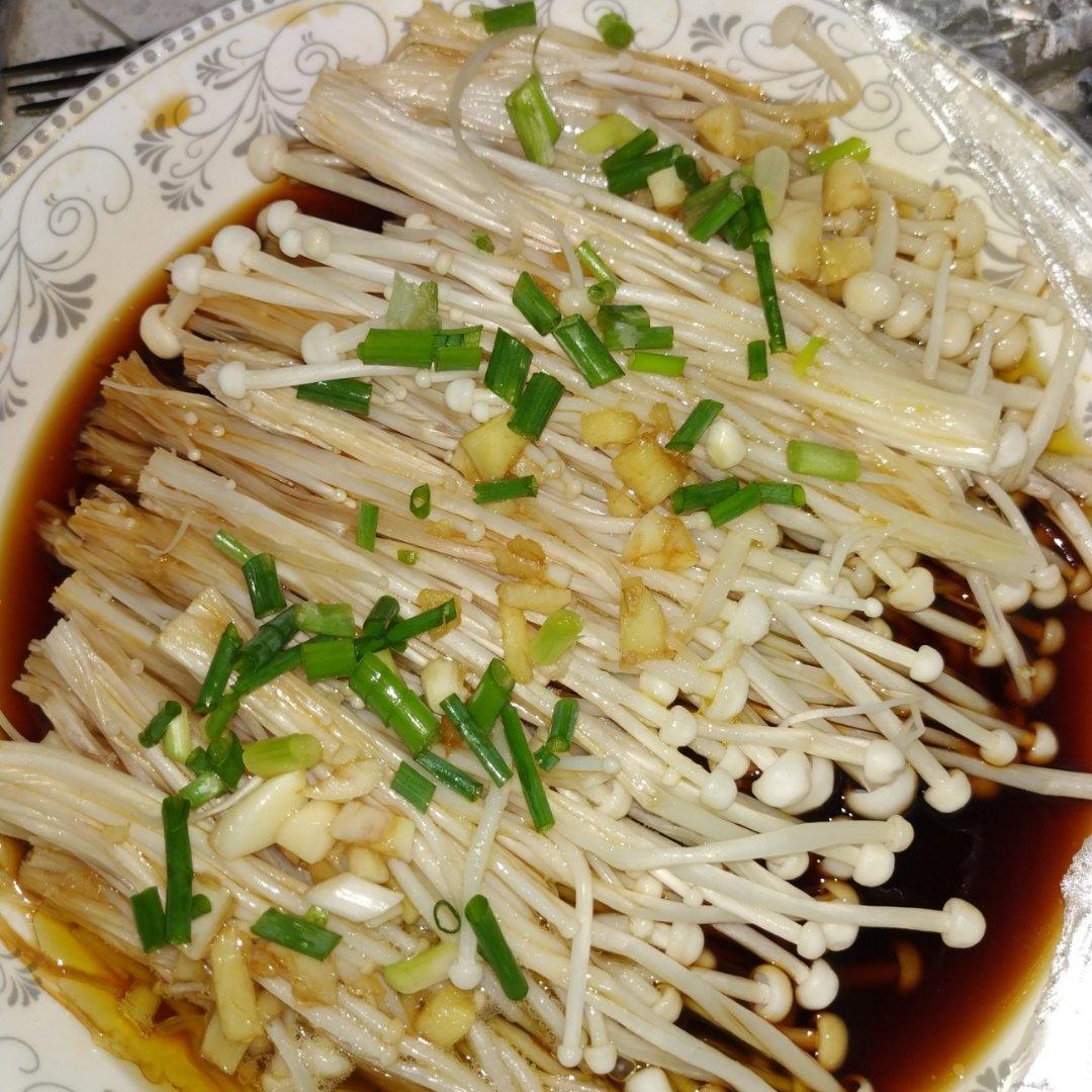 油泼金针菇