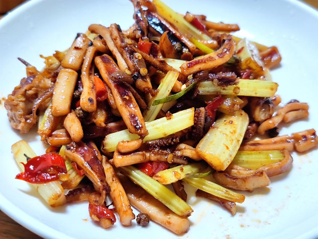 香辣鱿鱼的做法