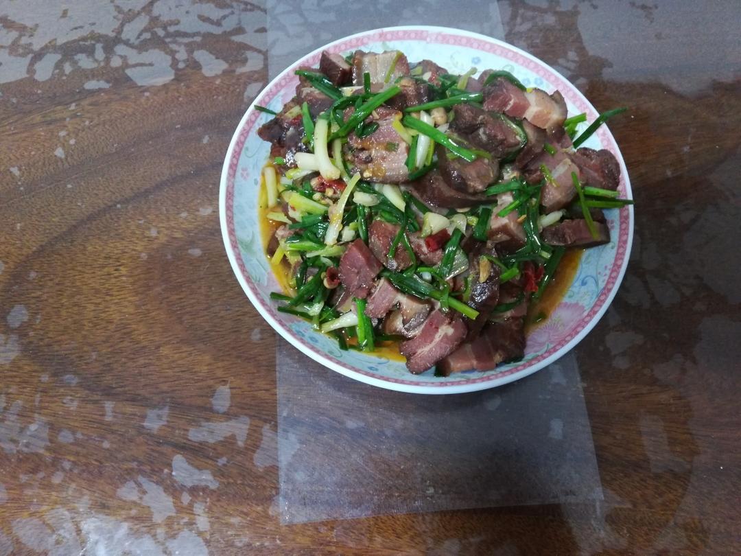 湖南藠（zhao）头葱炒腊肉