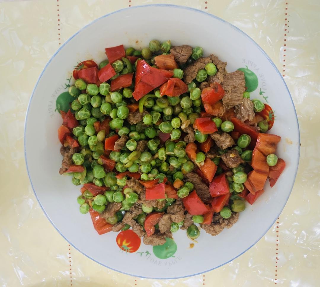 豌豆炒肉末