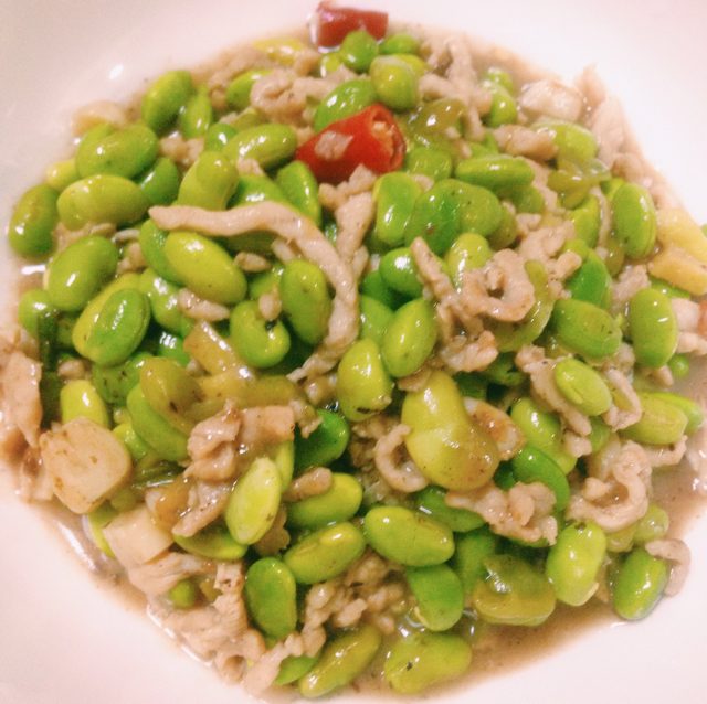 毛豆肉丝