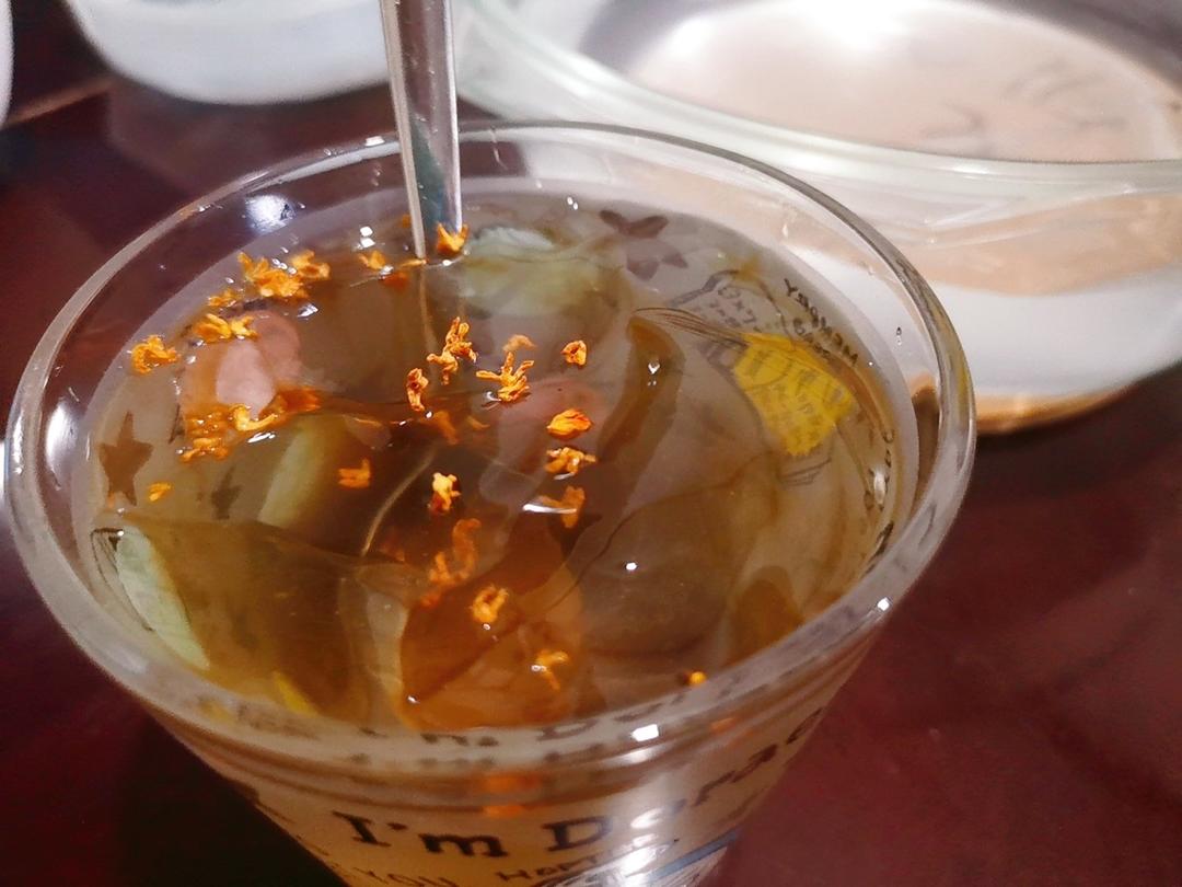 红糖桂花冰粉
