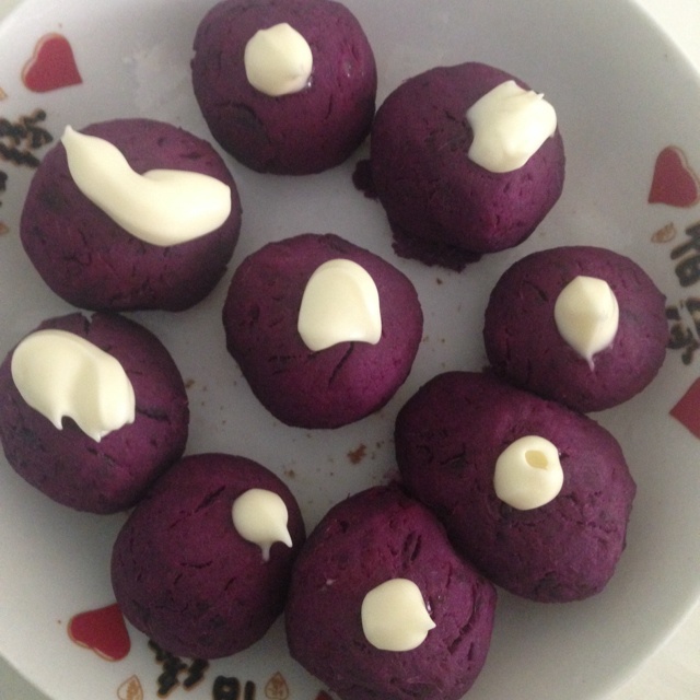 芝士紫薯球