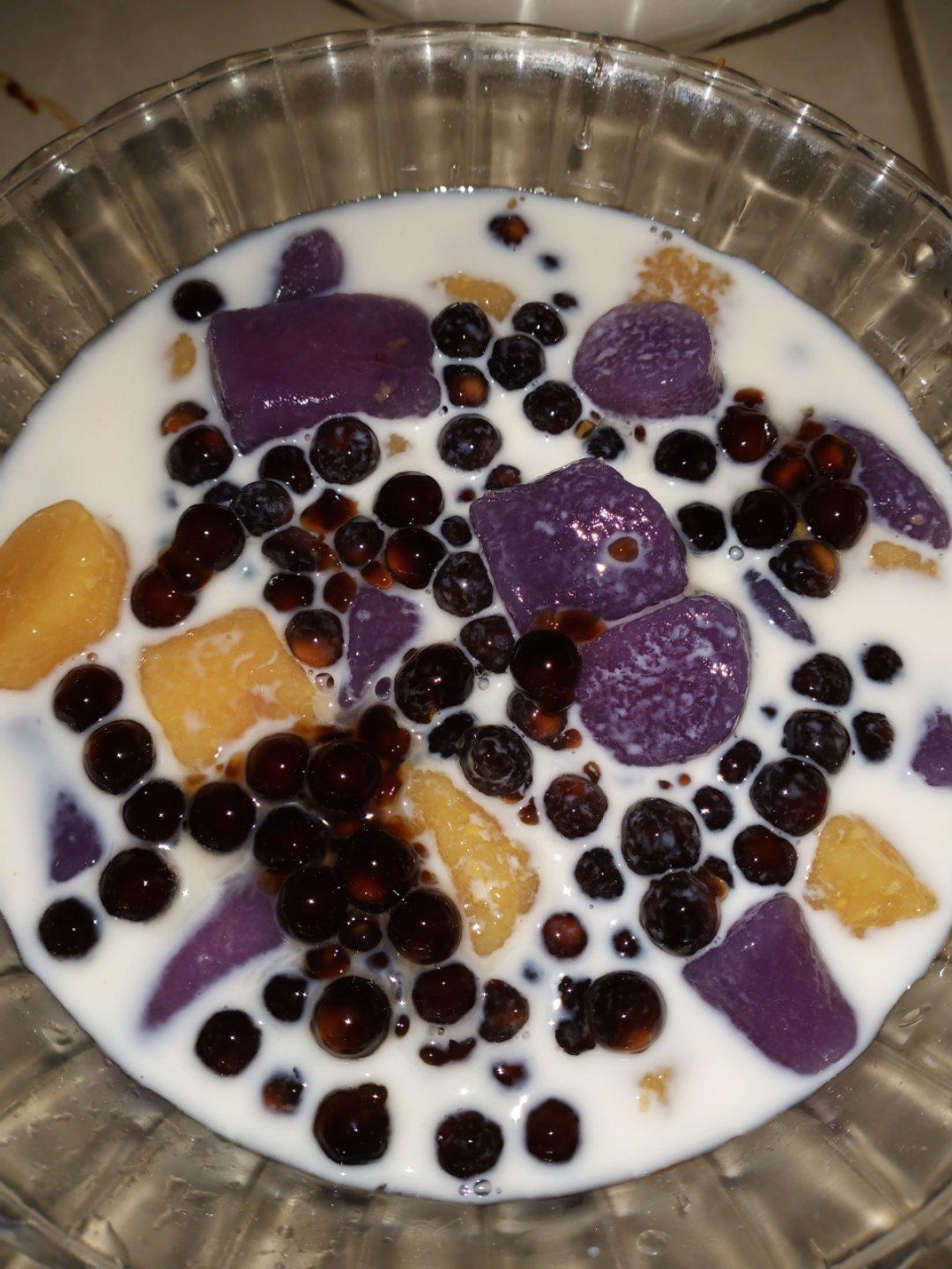 自制三色芋圆1⃣️（附上窍门详细比例）