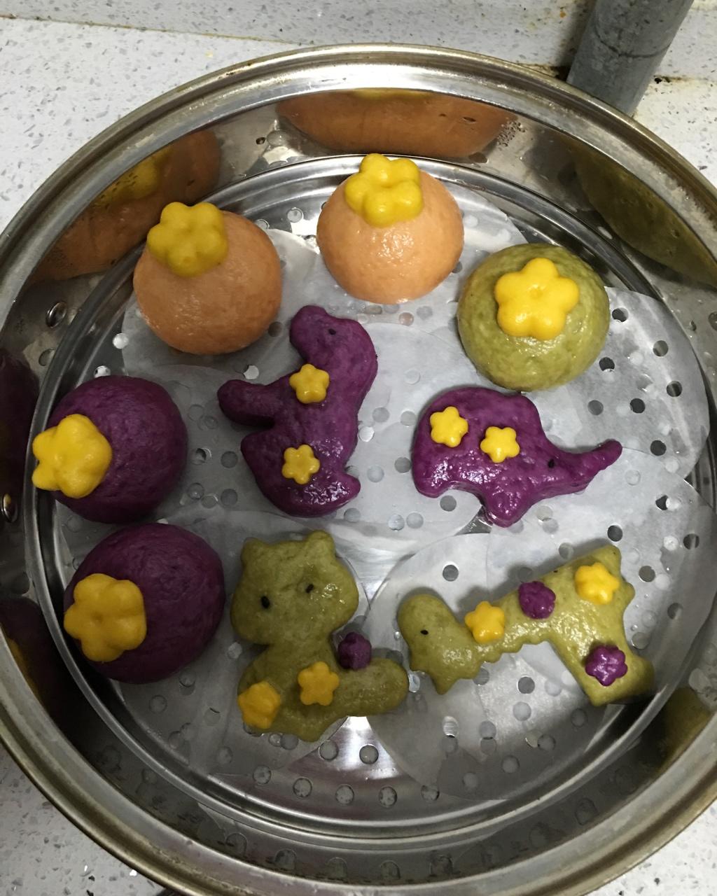 卡通果蔬馒头