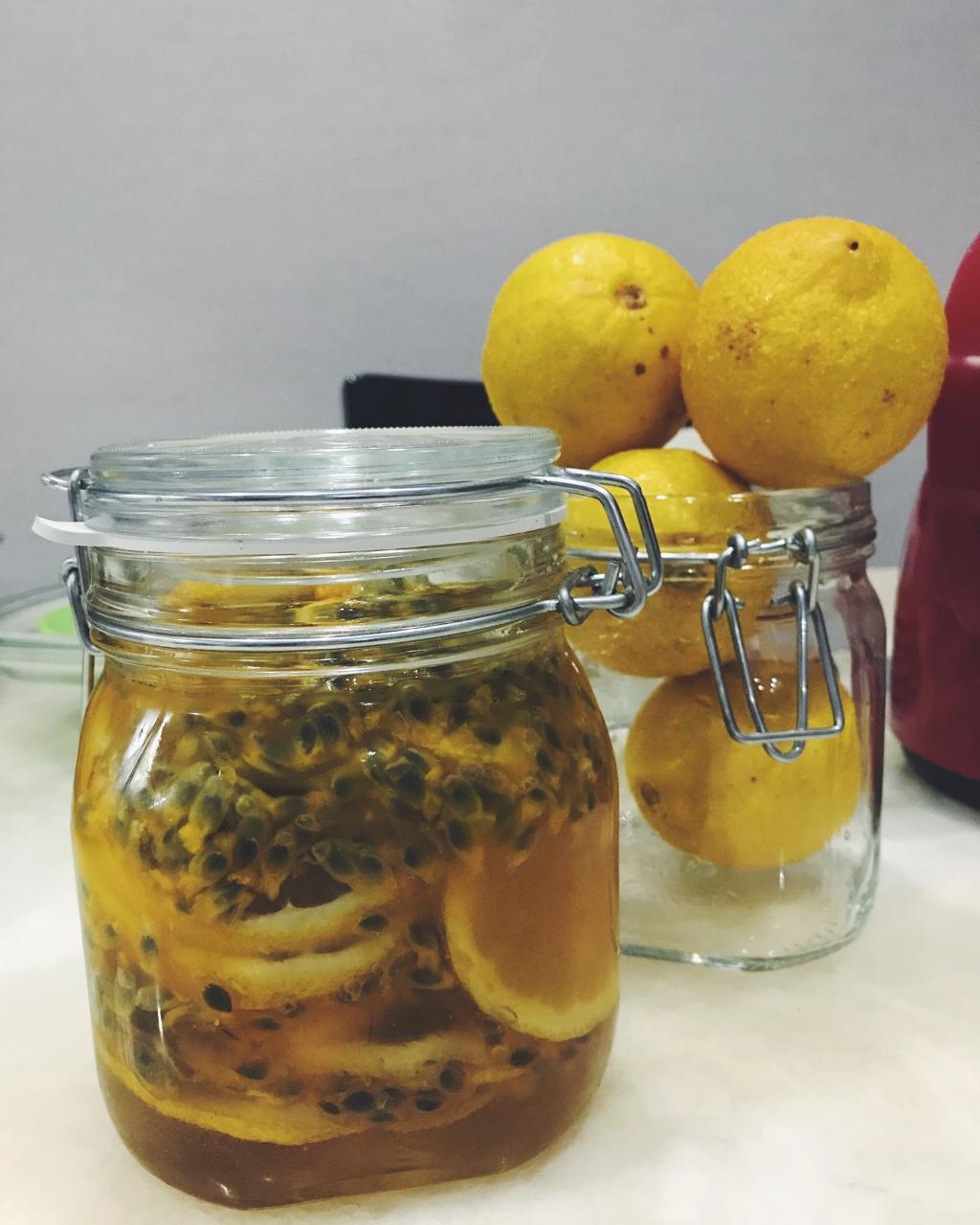 蜂蜜柠檬百香果