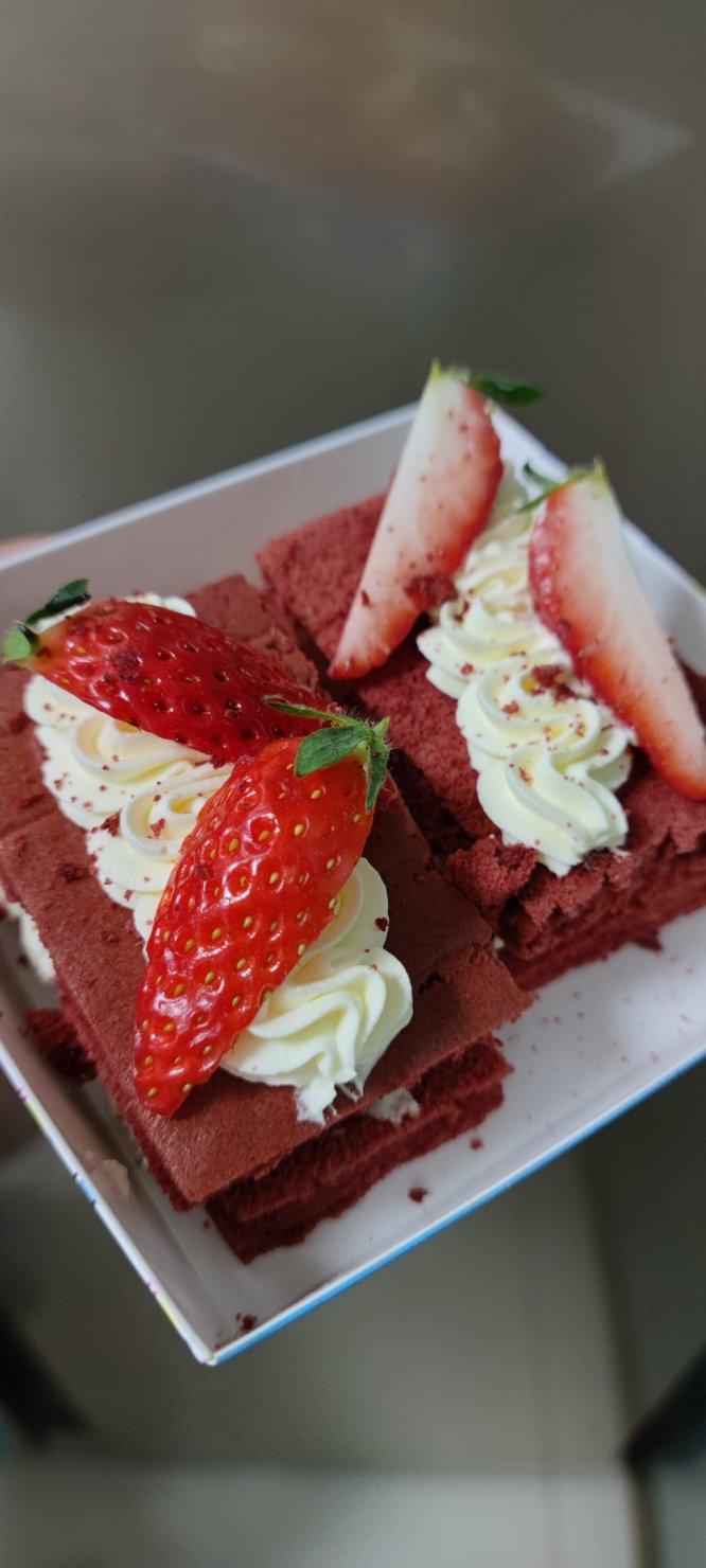 红丝绒蛋糕卷（红曲粉版）