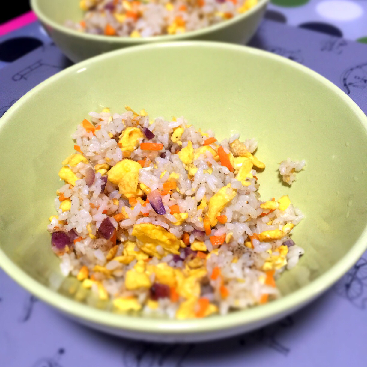 胡萝卜蛋炒饭