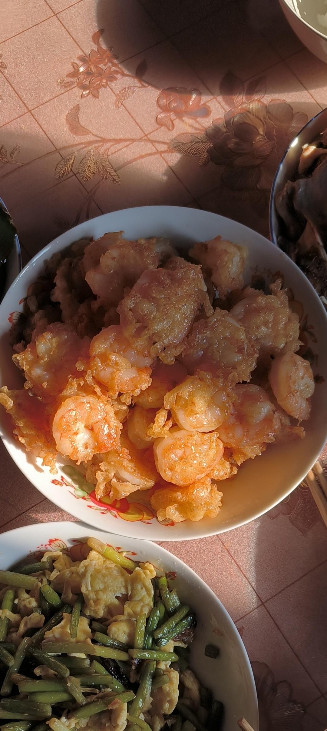 椒盐软炸虾仁～孩子们爱吃的营养美味