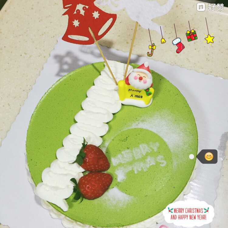 蜜豆抹茶芝士慕斯