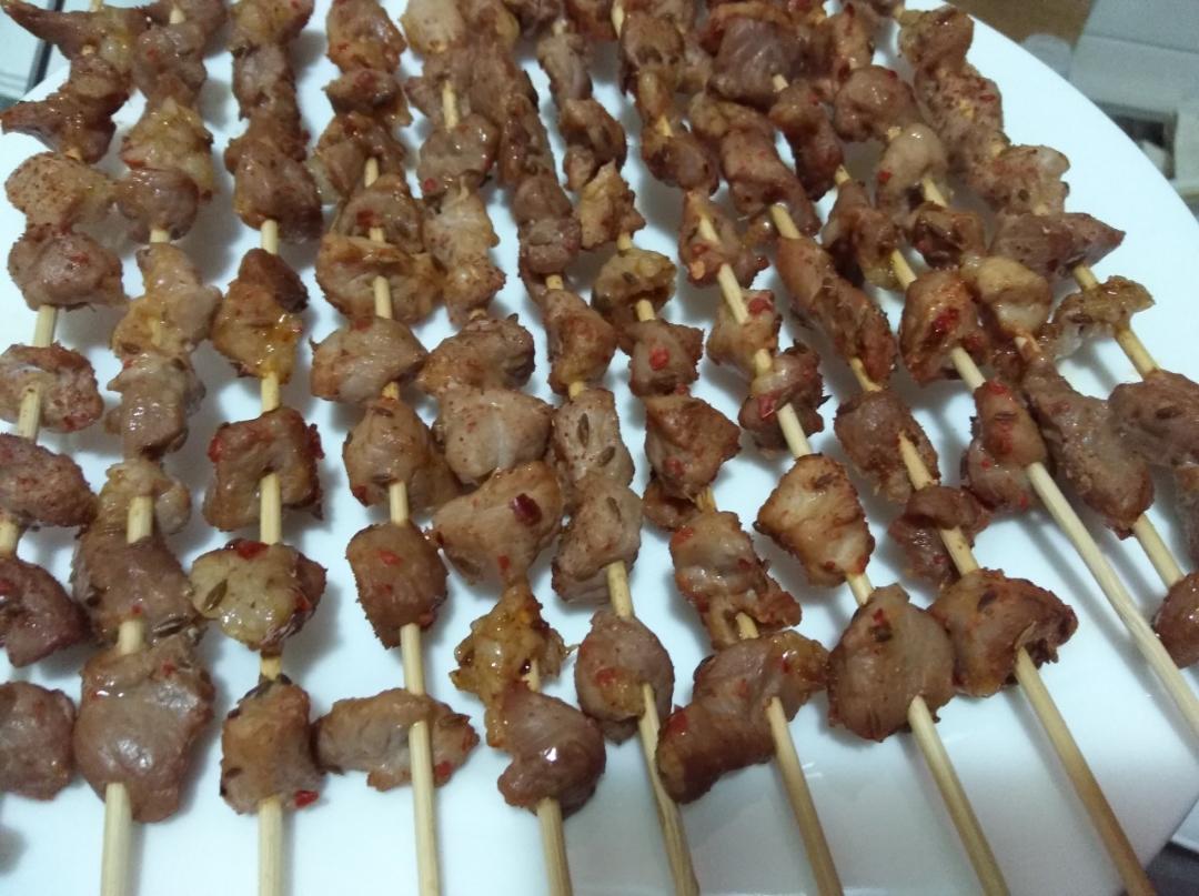 烤箱猪肉串