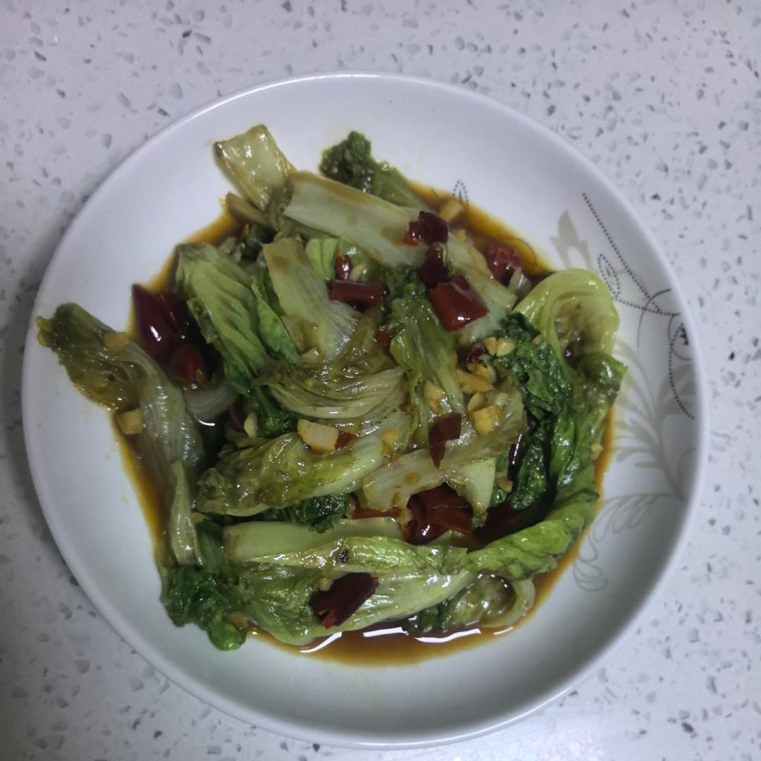 厨师长教你：“蚝油生菜”的家常做法，爽脆鲜嫩，简单易做