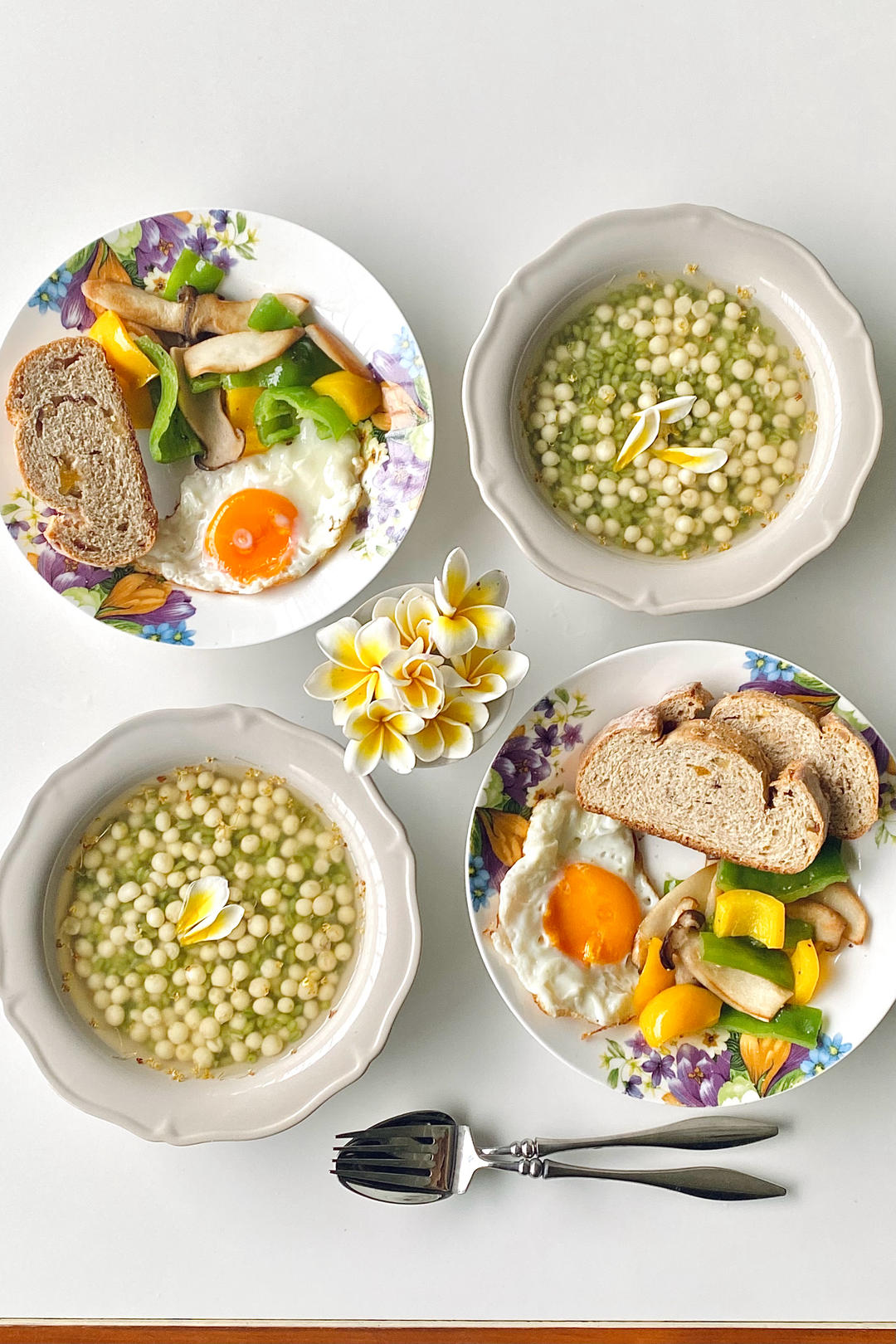 鲜芡实青麦仁糖水