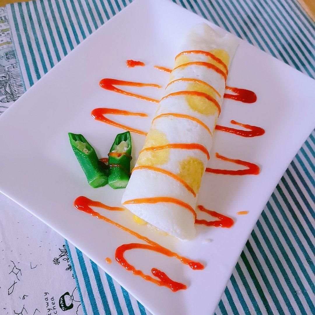 波点蛋包饭