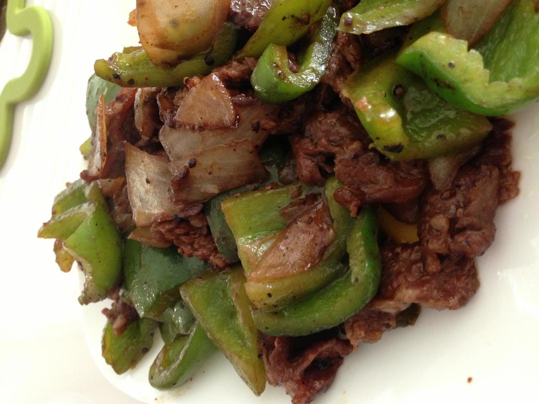 青椒牛肉的做法