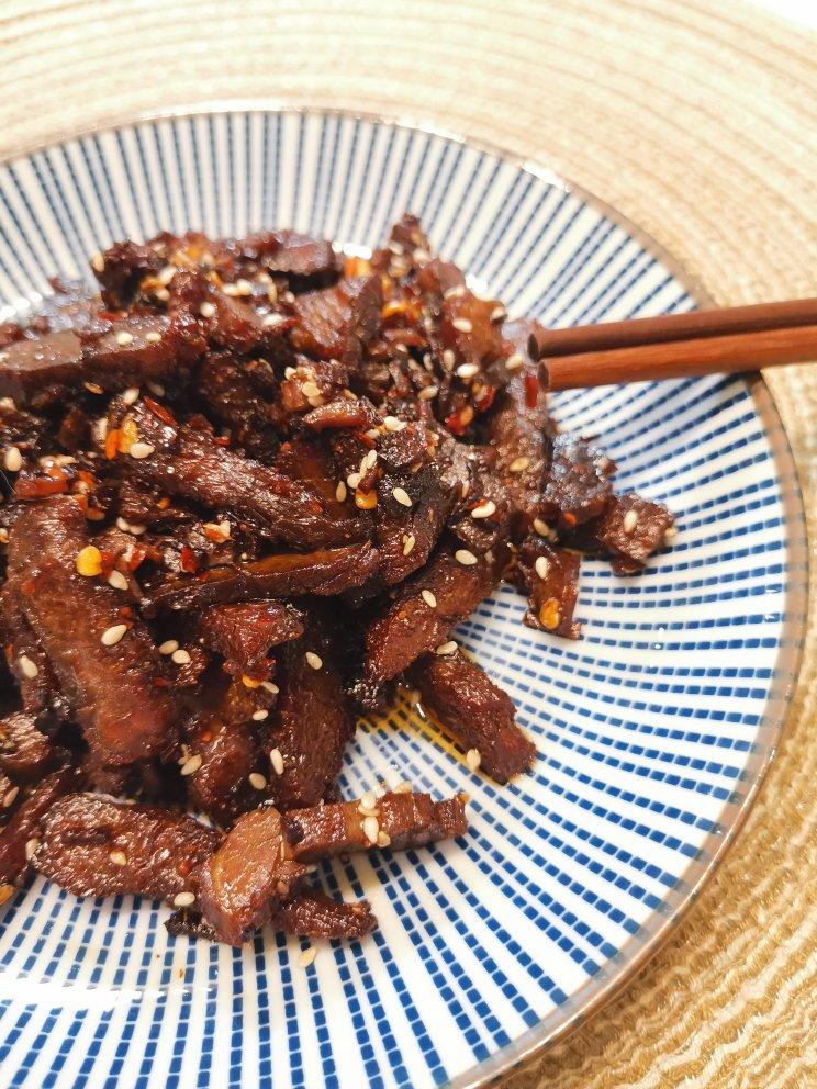 自制麻辣牛肉干