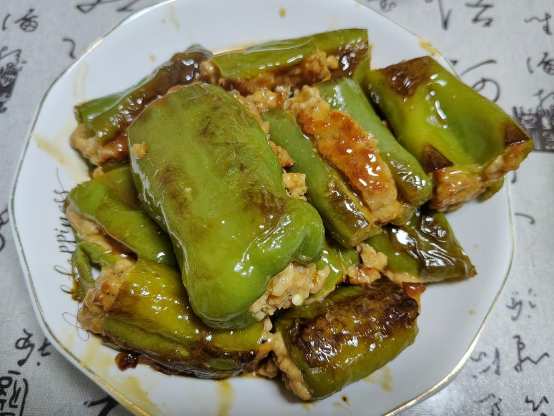 米饭杀手‼️虎皮青椒酿肉