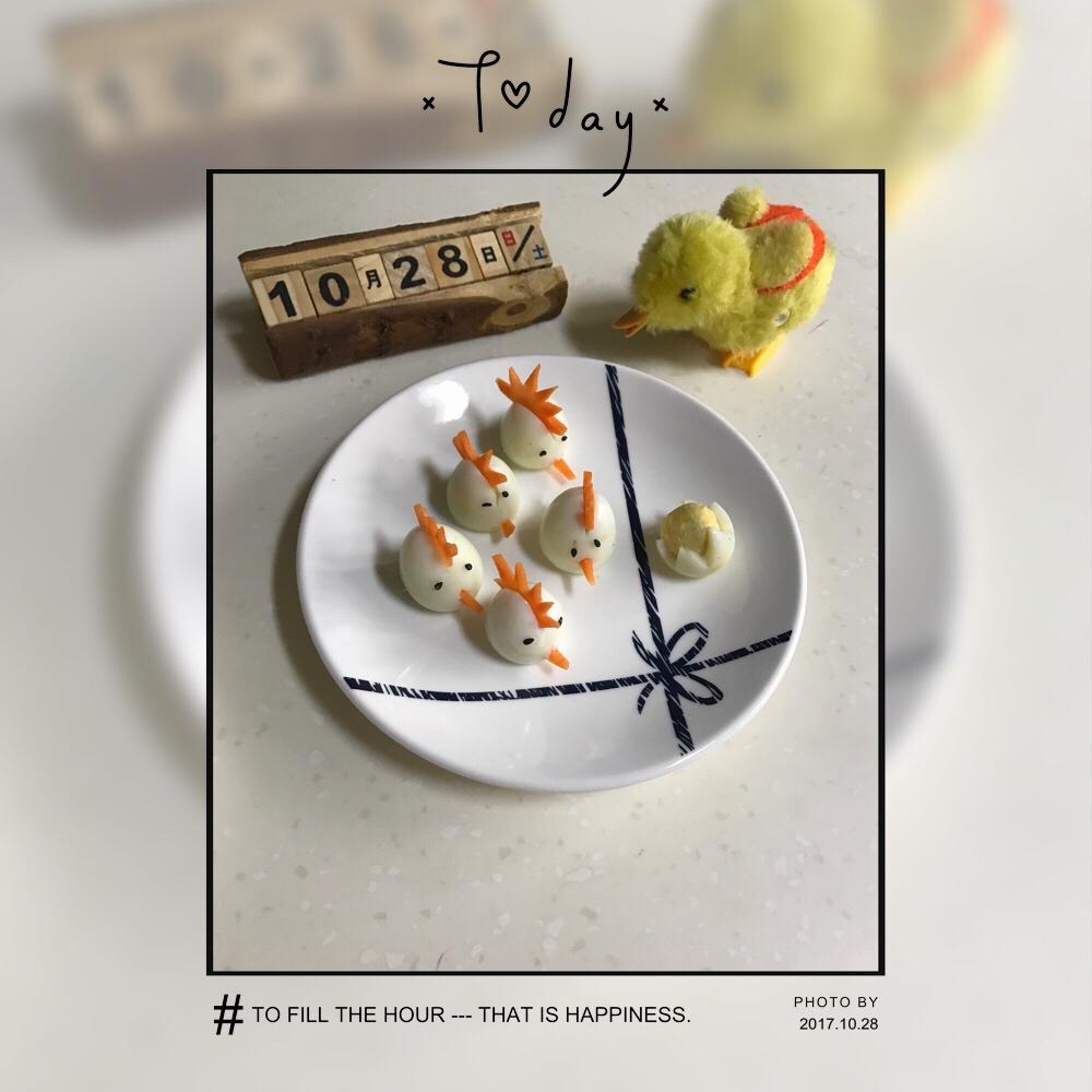 小鸡水煮蛋