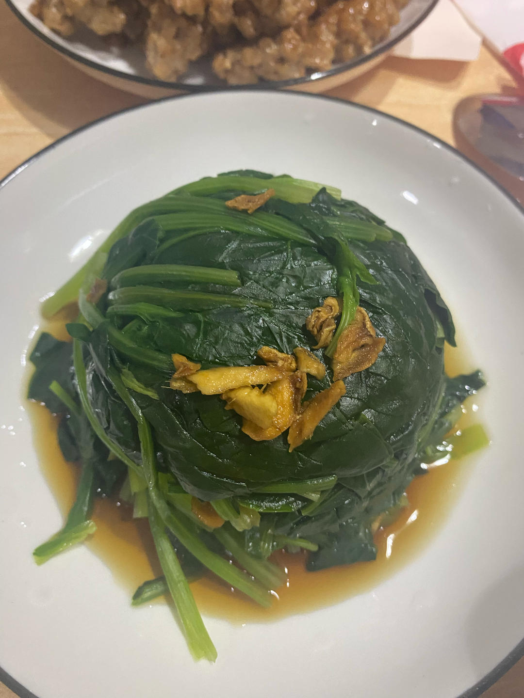 姜汁菠菜