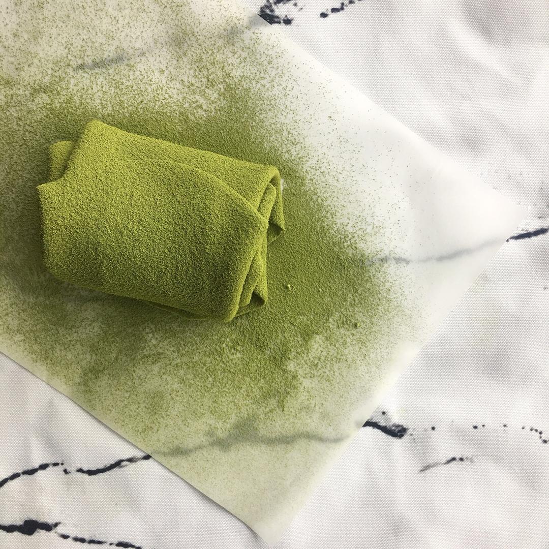 网红食谱│抹茶毛巾卷