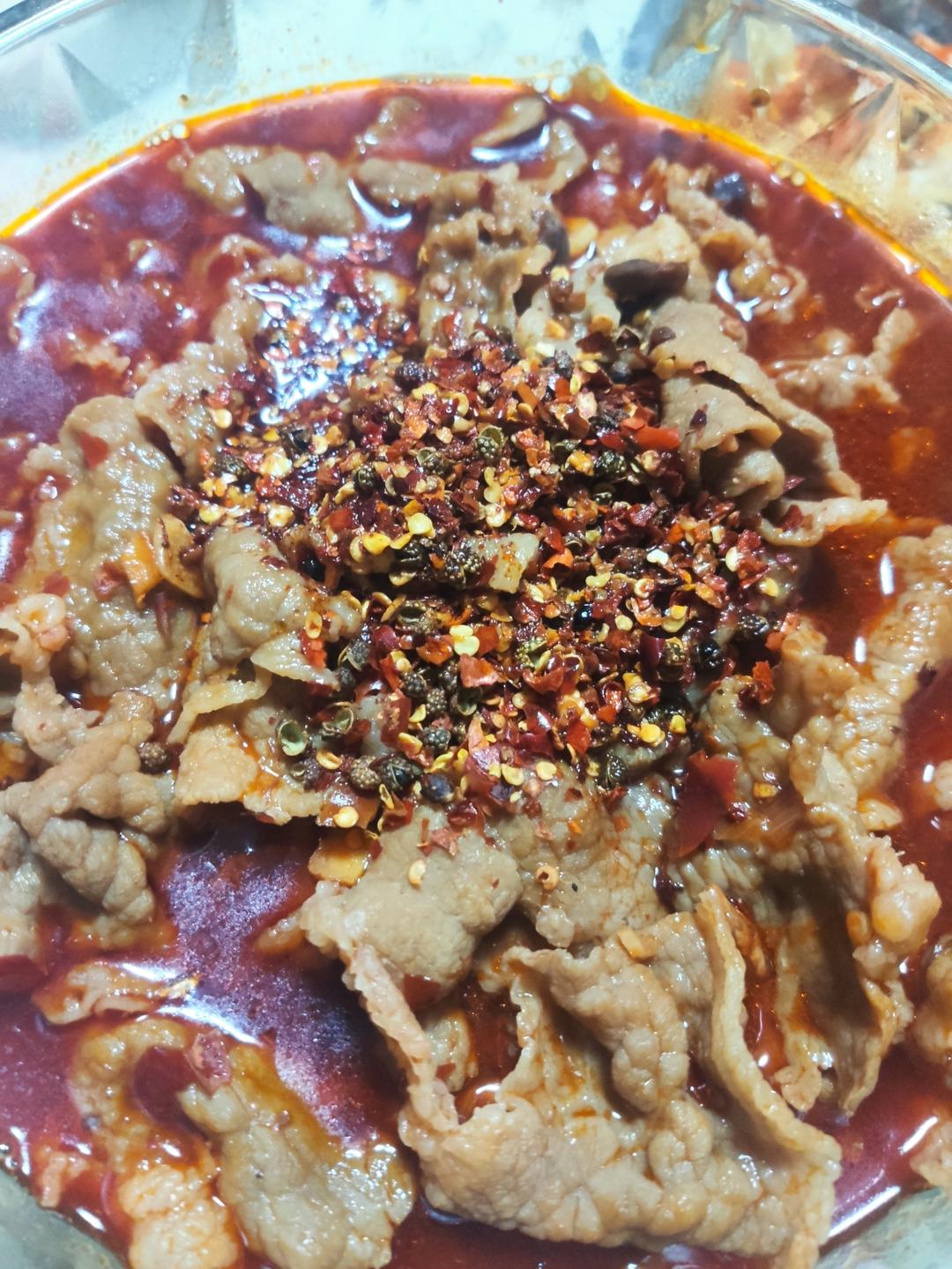 水煮肉片（肯定不翻车）