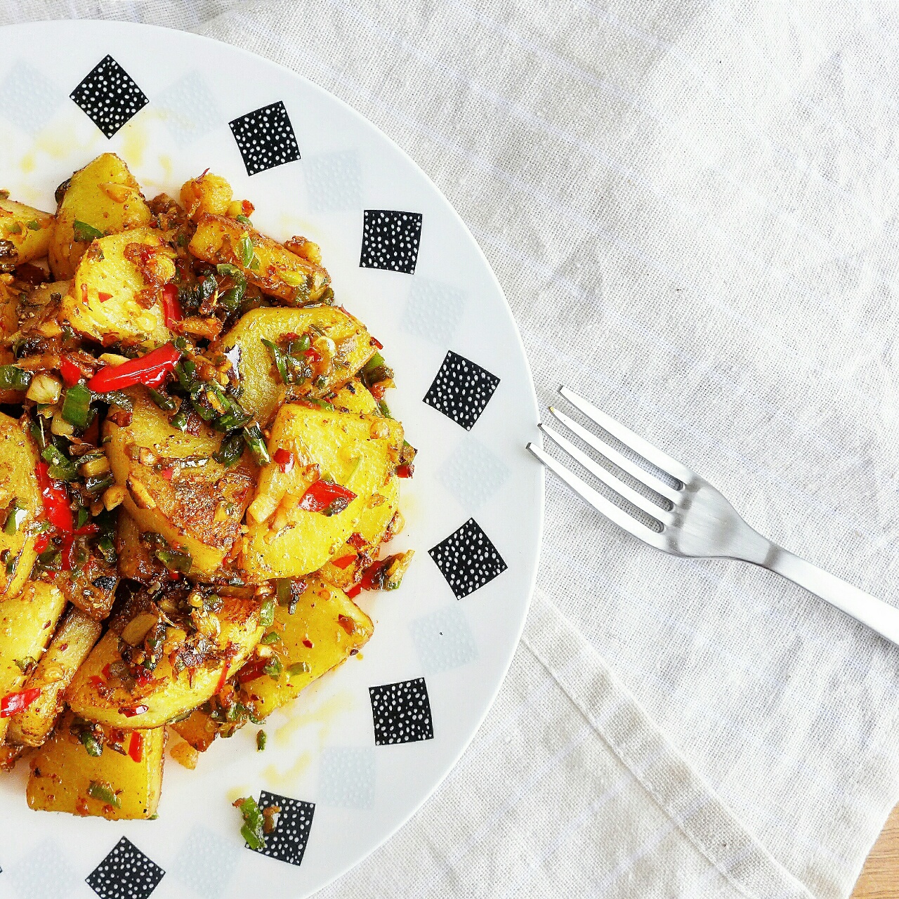 孜然香辣小土豆 Dry Fried Baby Potato