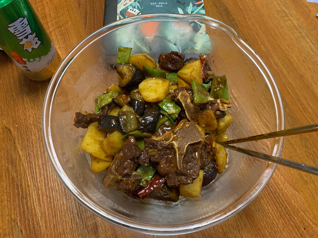 硬菜代表--排骨炖豆角土豆（豆角焖面胚子）