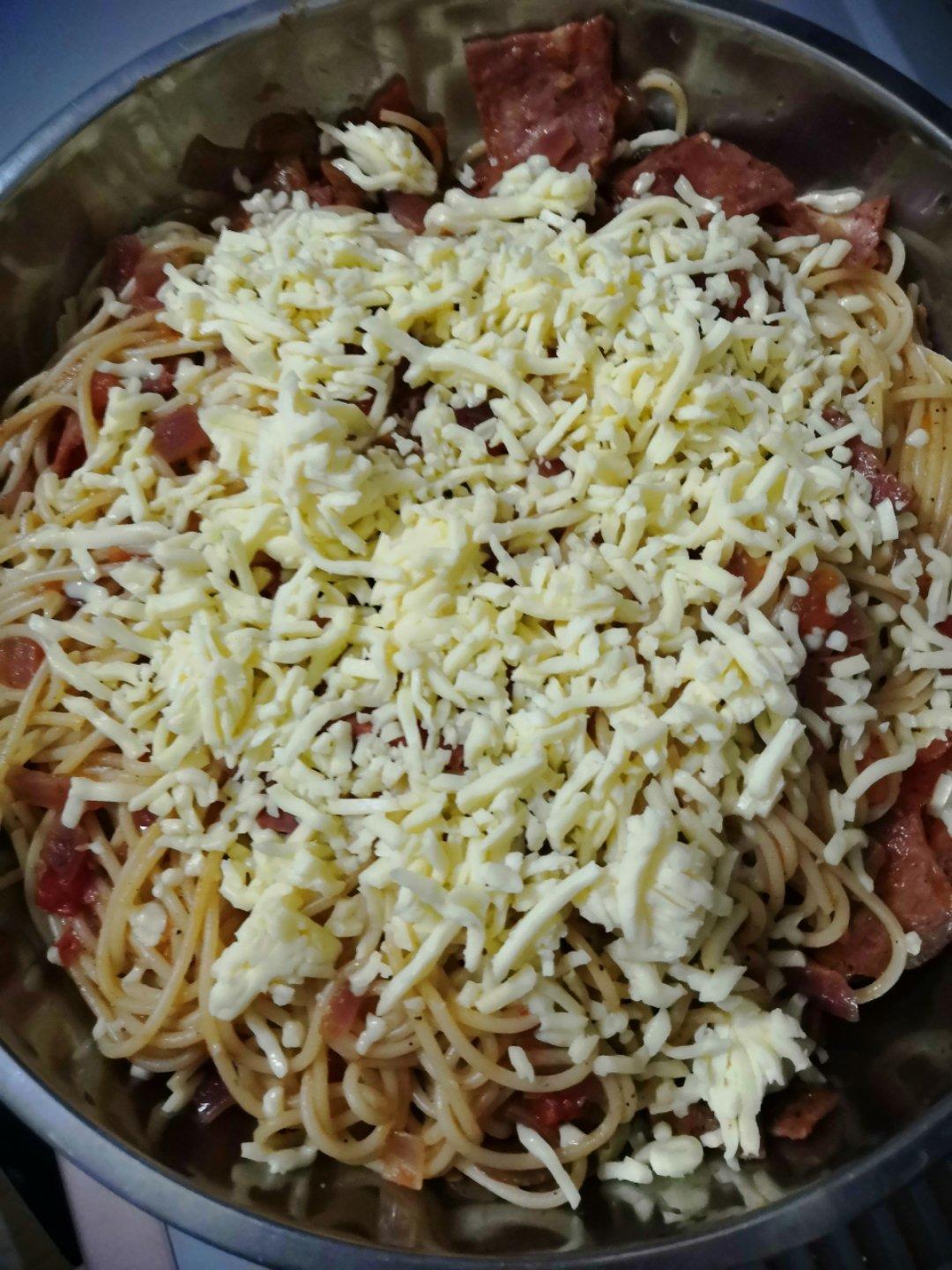 培根番茄意大利面