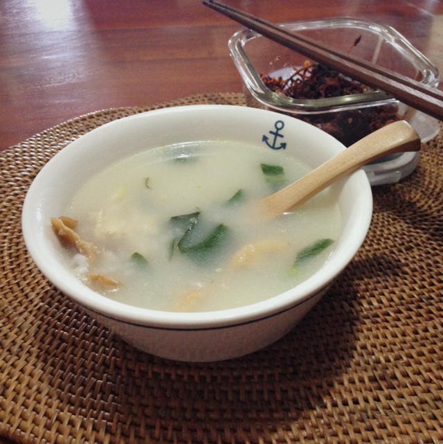 香菇鸡肉粥