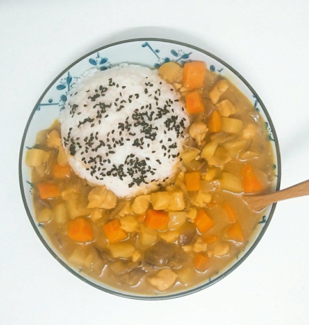 咖喱鸡饭